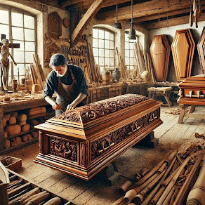 A Day in the Life of a Master Woodworker: Crafting Wooden Coffins, Caskets, and Urns