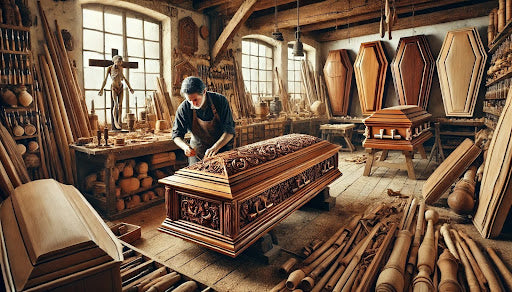 A Day in the Life of a Master Woodworker: Crafting Wooden Coffins, Caskets, and Urns
