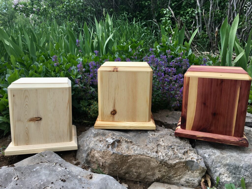Wooden Urns
