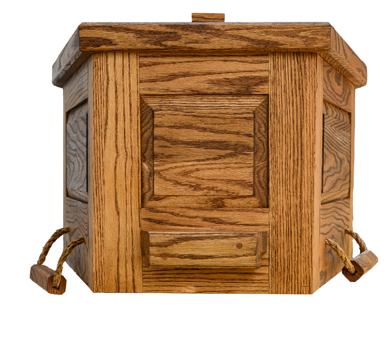 “HOMESTEADER” OAK COFFIN