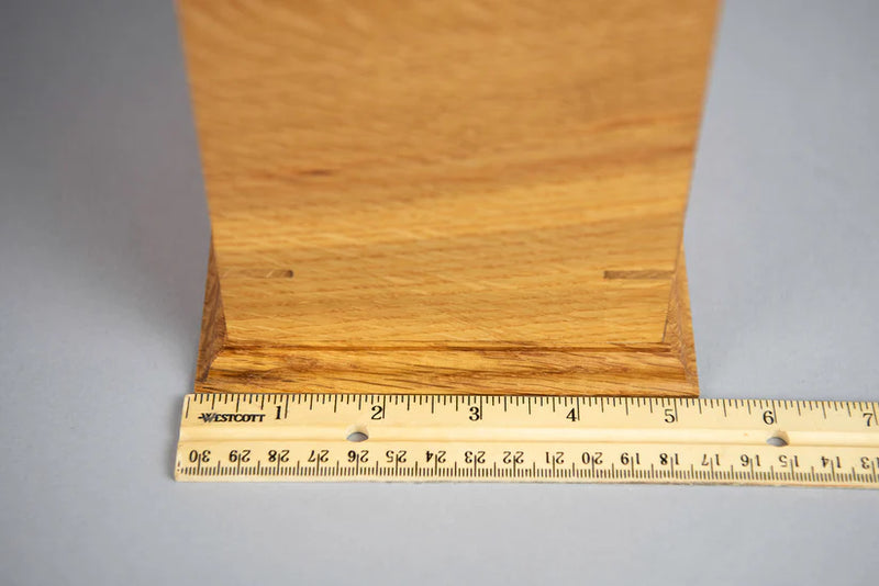 Quarter Sawn White Oak Cremation Urn in Craftsman Style, Sharing Size, Large