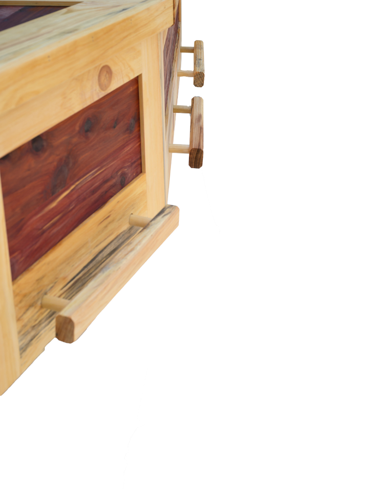 “Wrangler” Pine/Cedar Wood Coffin