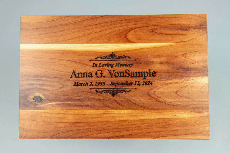 Personalized Urn Engraving