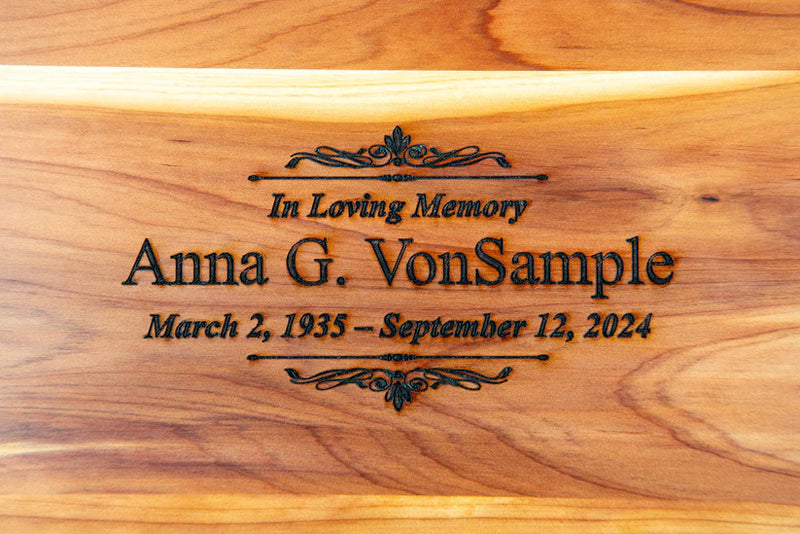 Personalized Urn Engraving