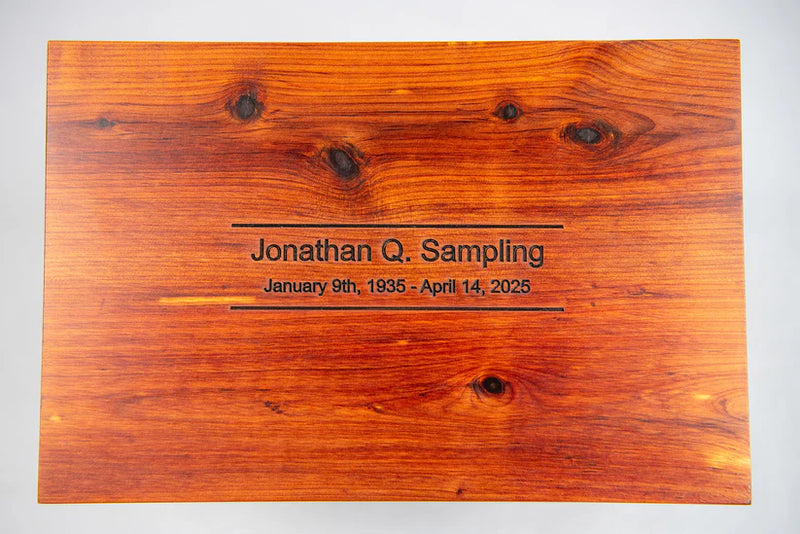 Personalized Urn Engraving