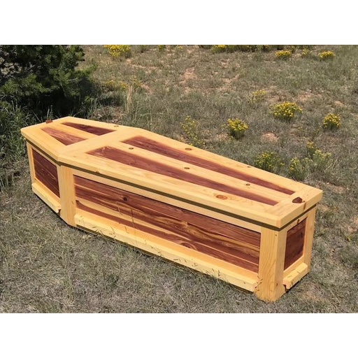 “WRANGLER” PINE/CEDAR COFFIN