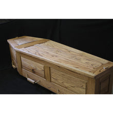 Load image into Gallery viewer, HOMESTEADER” OAK COFFIN
